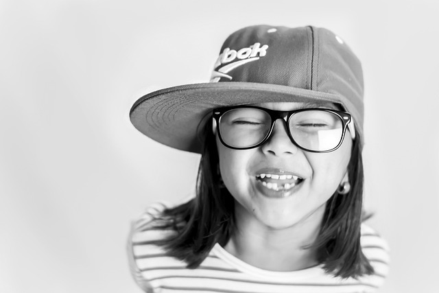 Retrato, Niña, Feliz, Sonriendo