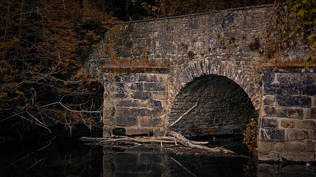 Free Bridge Stone Bridge photo and picture