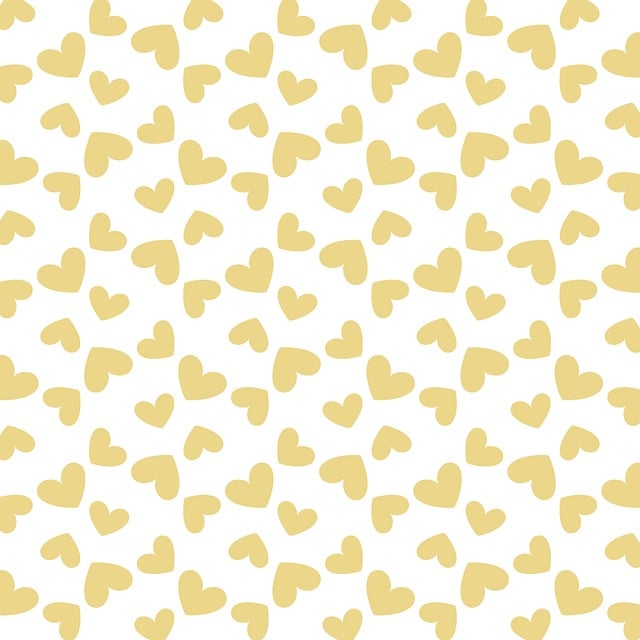 Free background paper hearts illustration