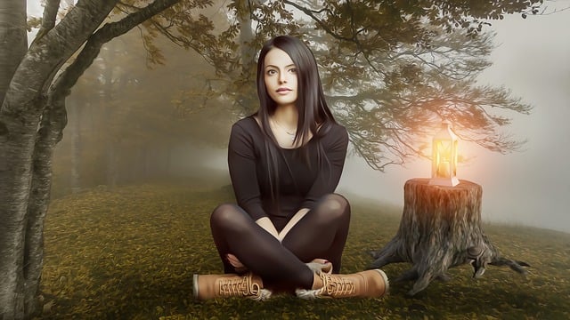 Free woman female beauty illustration