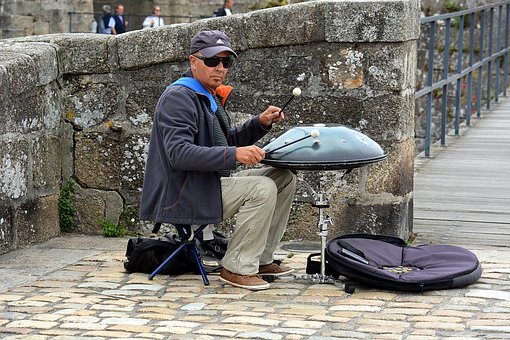 Street Musician, Artist, Concert, Man
