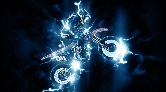 Free motocross race sport illustration