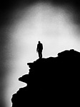 loner, alone, man