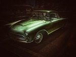 auto, oldtimer, darkness