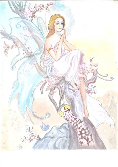 Free expectation painting  illustration