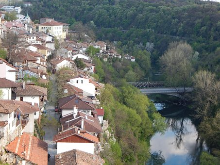 Veliko Tarnovo, Vista, Edificios, Veliko