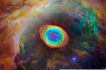 universe, galaxies, fog