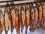 char, fischraeucherei, fish