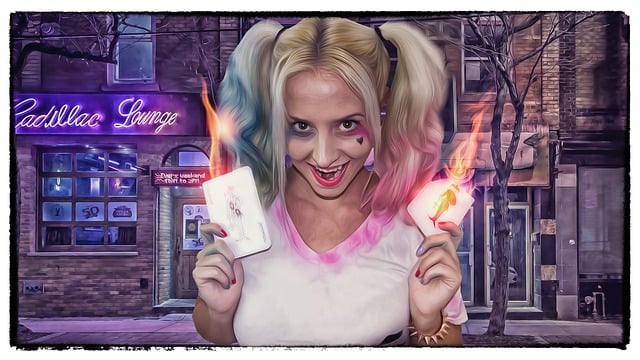 Free harley quinn woman female illustration