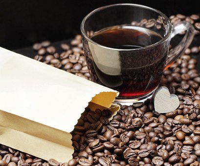 Coffee Beans, Coffee Cup, Cup, Coffee