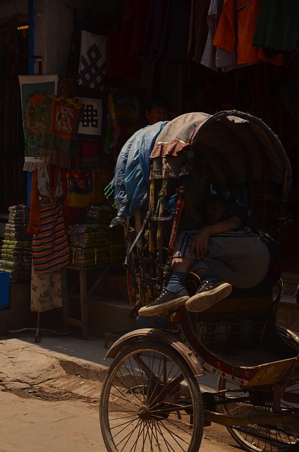Nepal, Kathmandu, Rua