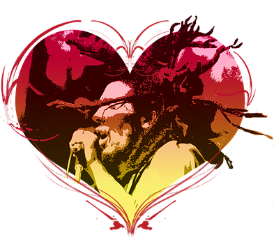 Herz, Jamaika, Bob Marley, Reggae