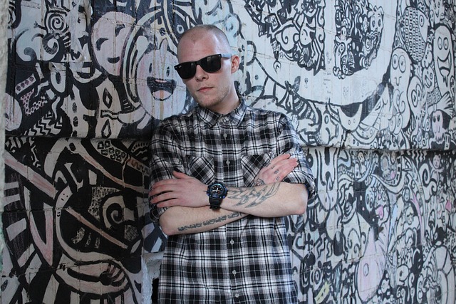 Dreng, Graffiti, Wall, Gadekunst, Mand