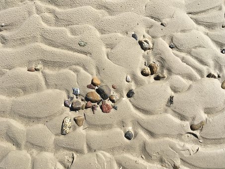 Nordsee, Strand, Sand, Muscheln
