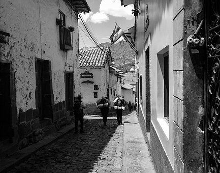 Cestující, Cusco, Peru, Tapeta Na Zeď