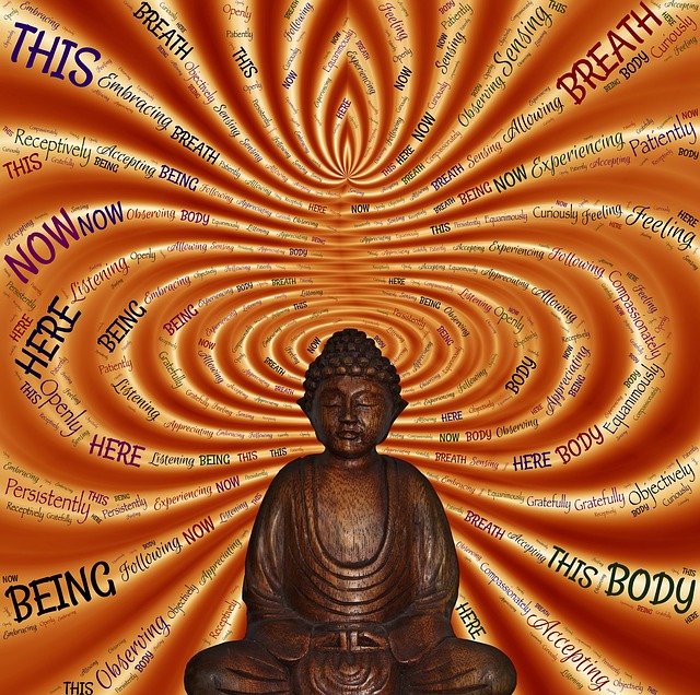 Sentado, Meditar, Ser, Aquí, Ahora