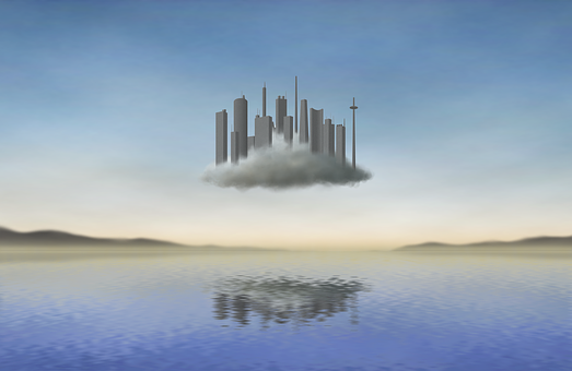 Free Cloud City illustration and picture