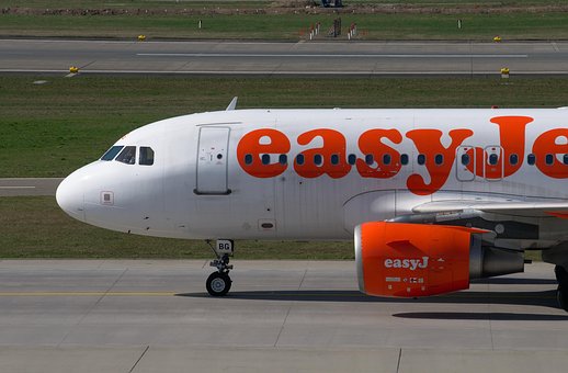 Easyjet, Flugzeug, Airbus, A319