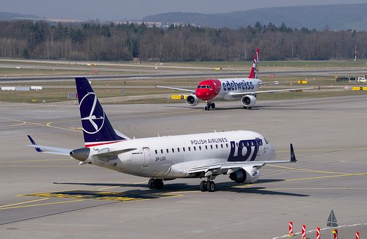 Lot, Flugzeug, Embraer 170