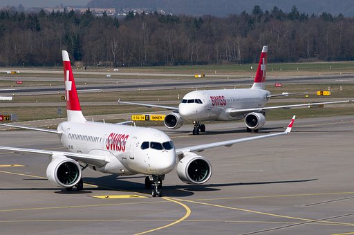 Swiss, Flugzeug, Bombardier Cs100