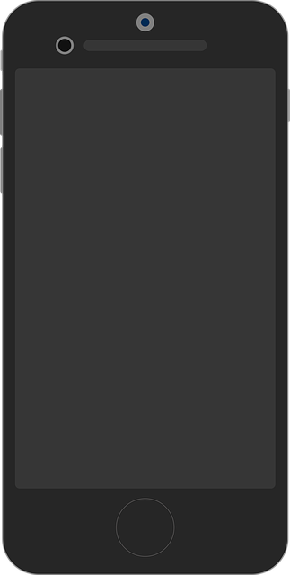 Free smartphone iphone black illustration