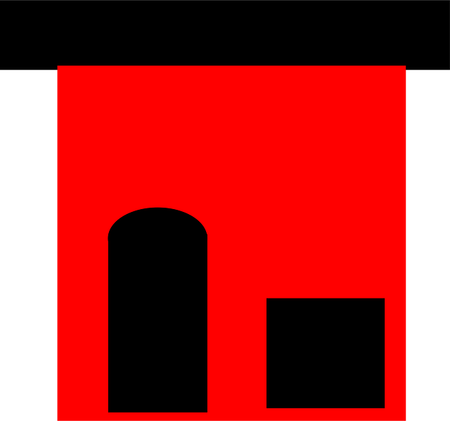 Free house door f vector