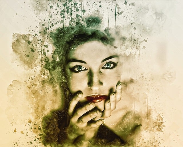 Mujer, Belleza, Rostro, Joven, Retrato