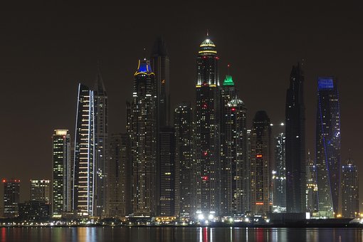 Free Dubai Night photo and picture