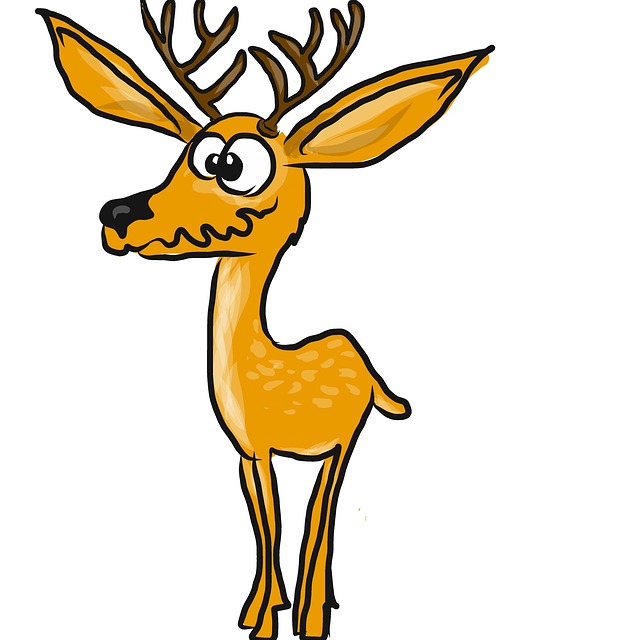 Free deer nature herbivore illustration