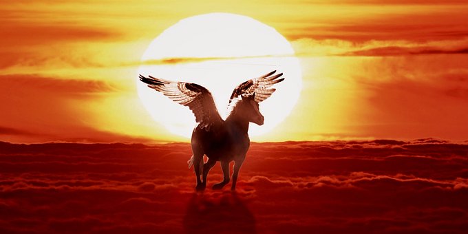 Pferd Mit Flügeln, Pegasus