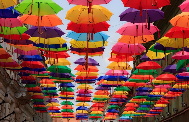 Free Umbrella Colorful photo and picture