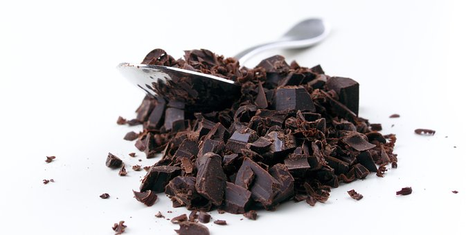 Chocolate, Chopped Chocolate, Cocoa