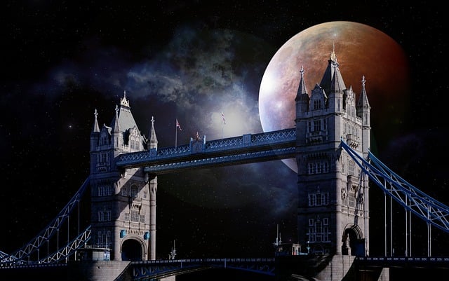 Free tower bridge london england illustration