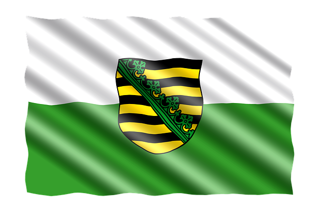 Free germany banner flag illustration