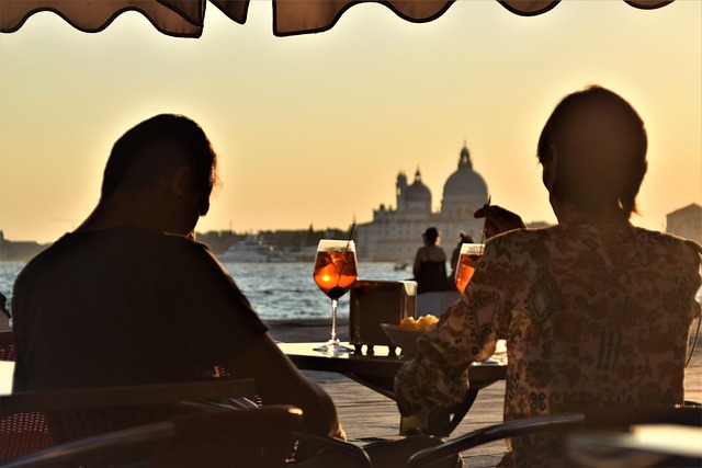 Venetië, Zonsondergang, Spritz, Aperol