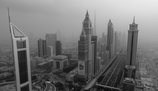 Dubai, Skyline, Stadt, Architektur