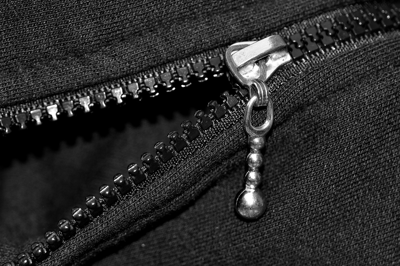 Zipper Clothing Detail Shot Free Photo On Pixabay
