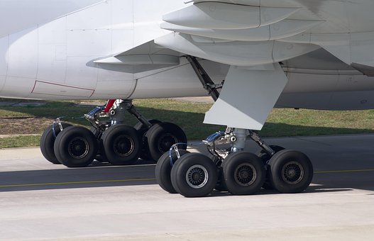 Boeing 777, Fahrwerk, Flugzeug, Landung