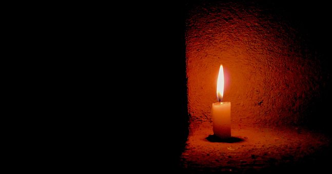 Kerze, Licht, Flamme, Feuer, Dunkel