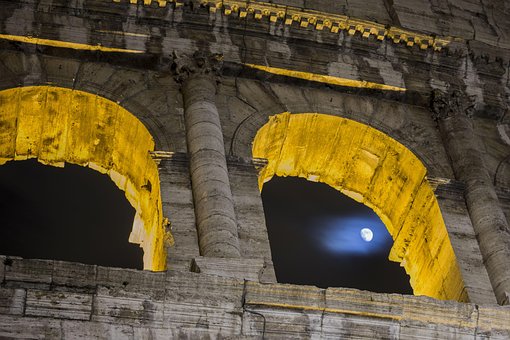 Free Colosseum Night photo and picture