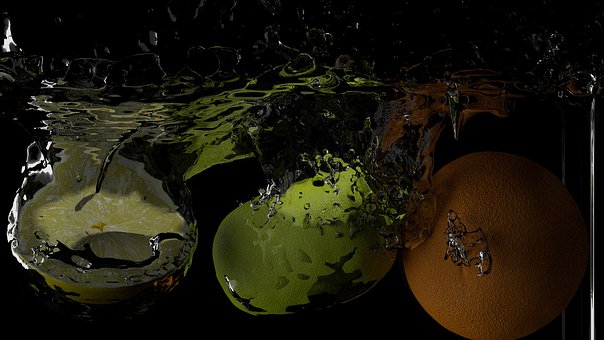 Free Fruit Splash Blender illustration and picture