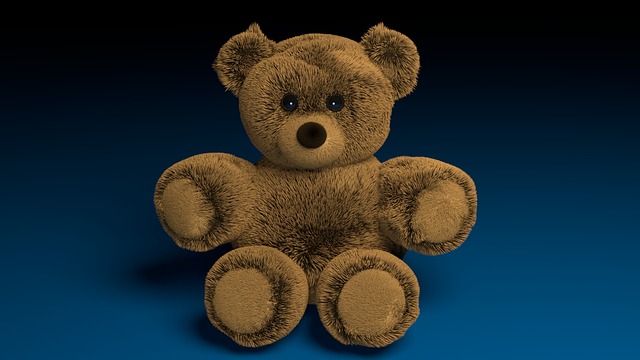 Teddybeer, Blender, 3D