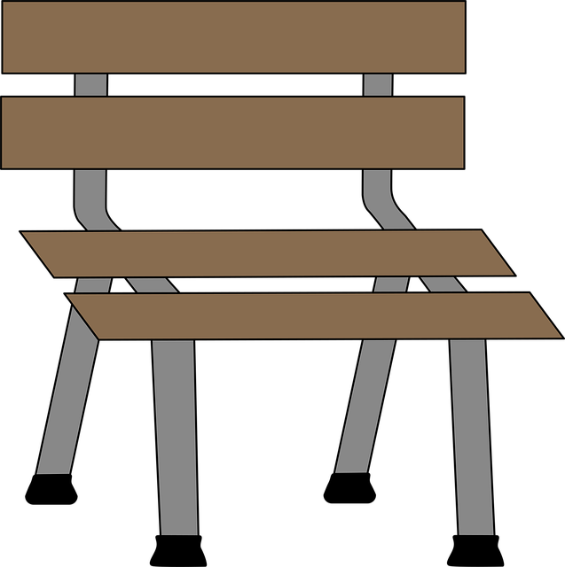 Free Bench Brown vector and picture