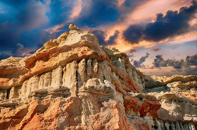 Free canyon dramatic landscape sky illustration