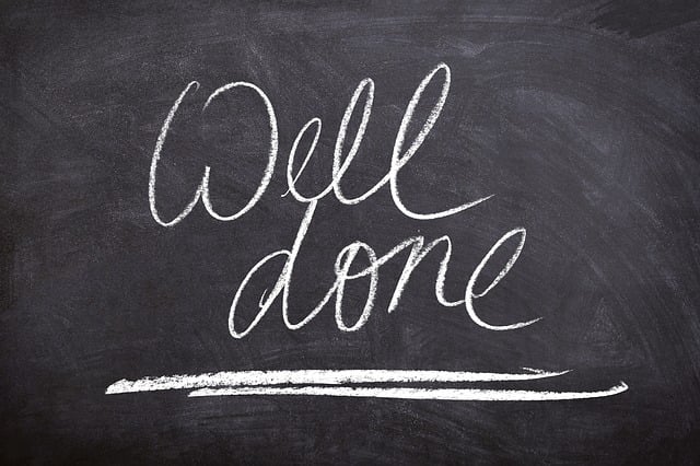 Free board positive well done illustration