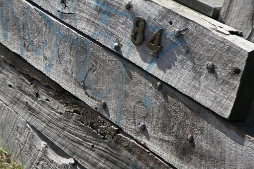 Free Number 84 Wood photo and picture