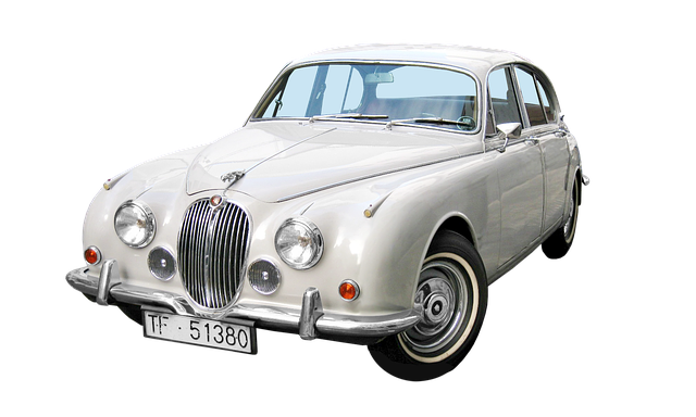 Free isolated jaguar limousine illustration