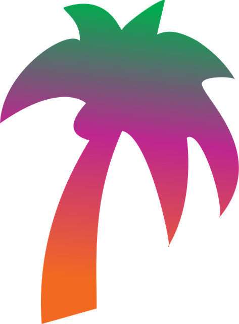 Free coconut nature tree illustration