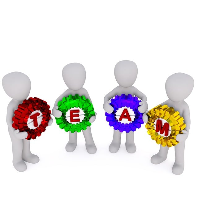 Free team colleagues people illustration