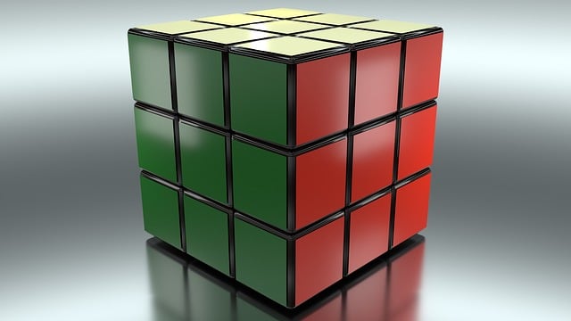 Free rubik's cube game puzzle illustration